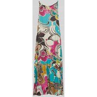 MORE & MORE Midi-jurk met all-over motief Zwart