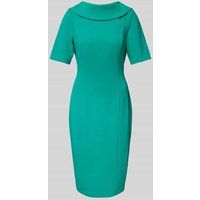 Adrianna Papell Knielange cocktailjurk in effen design Groen