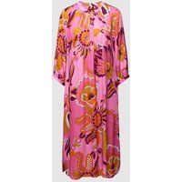 milano italy Midi-jurk met bloemenprint Roze