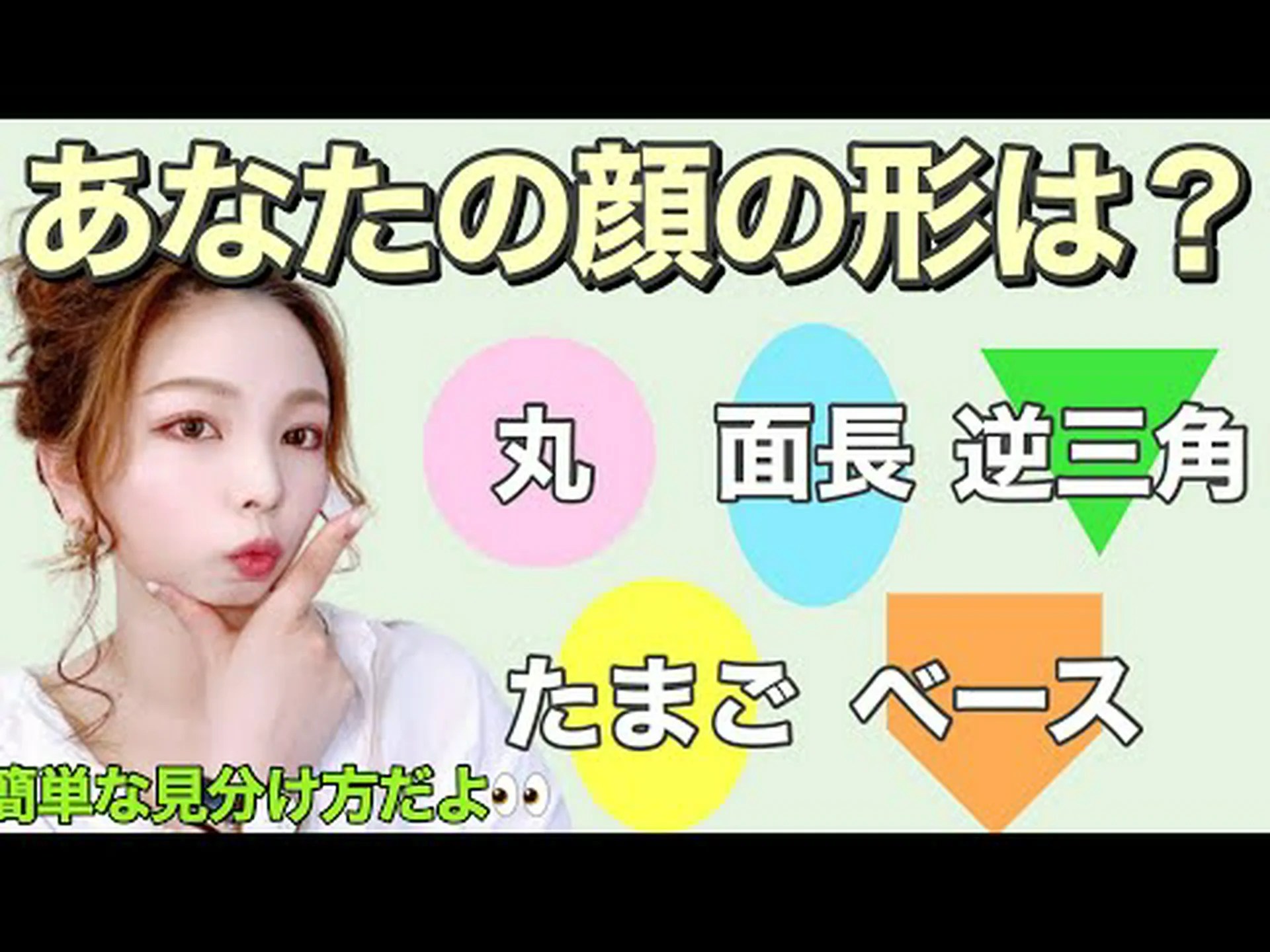 顔の形は何ですか 顔の形は何ですか