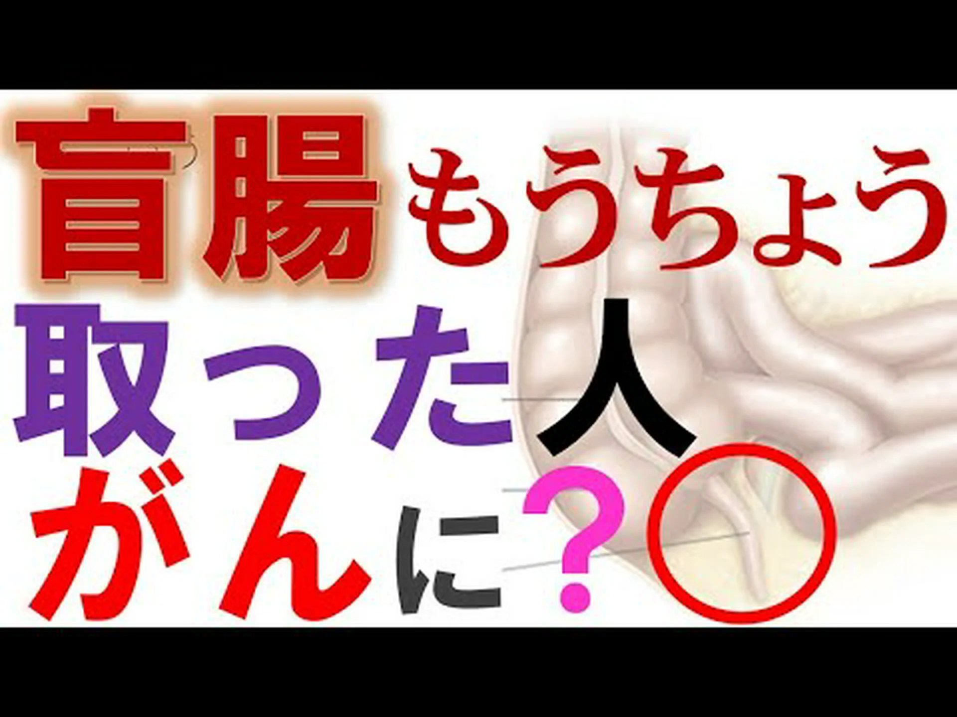 悪い空気が虫垂に当たる 悪い空気が虫垂に当たる