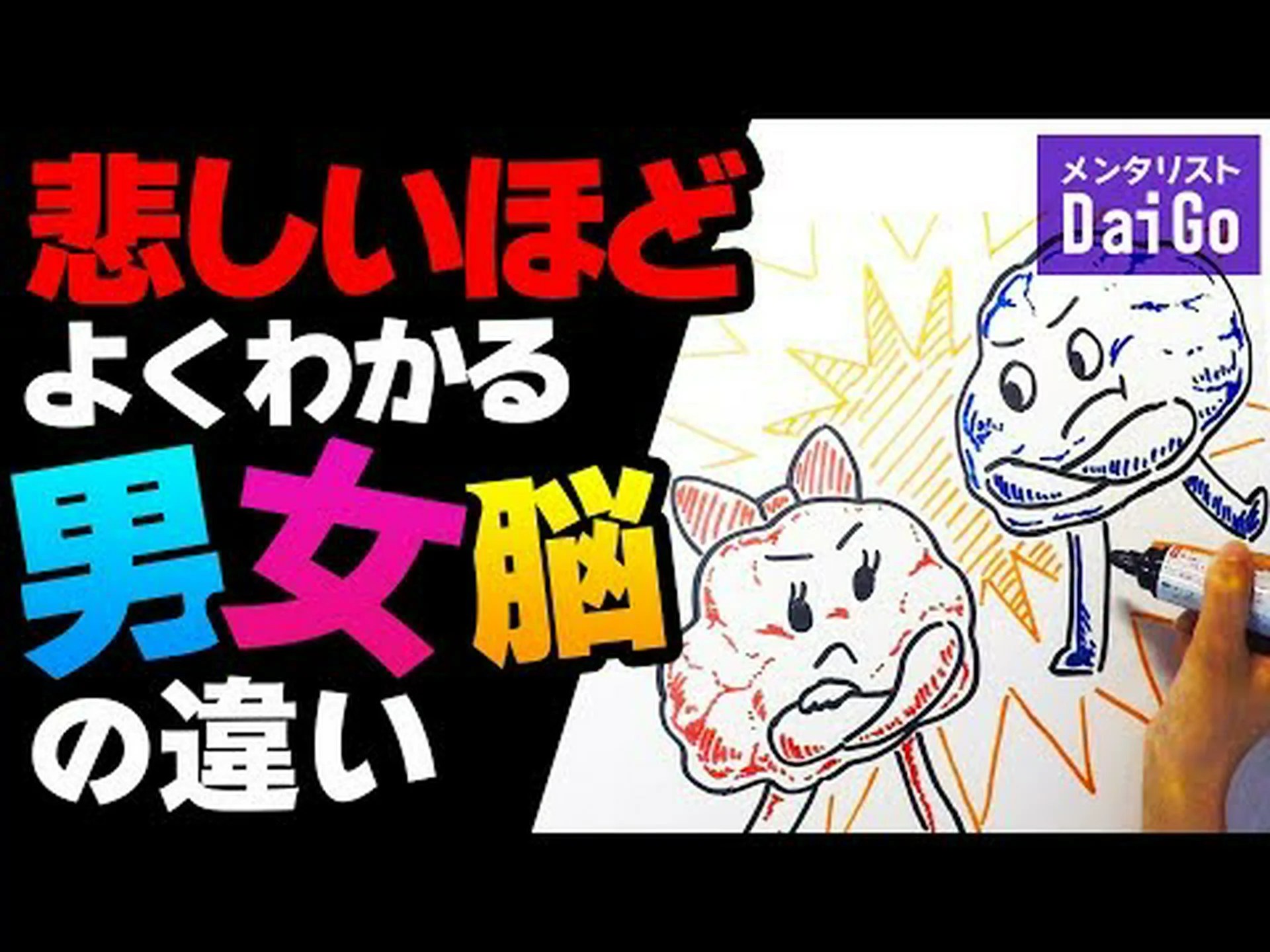 男性と女性では配線の仕方が違うのでしょうか? 男性と女性では配線の仕方が違うのでしょうか?