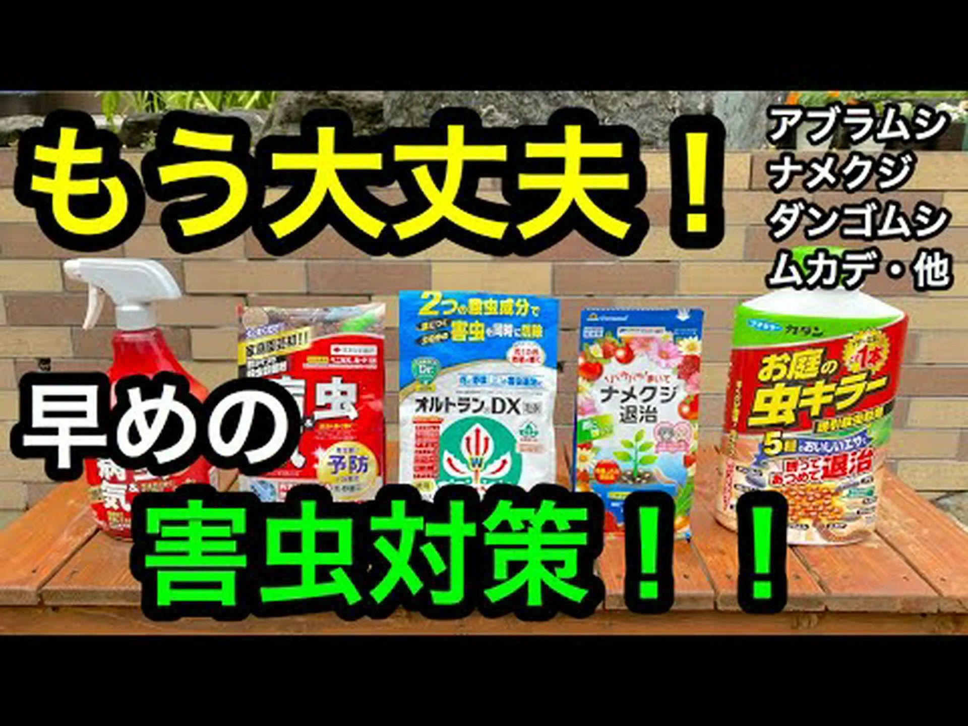 庭の虫処理 庭の虫処理