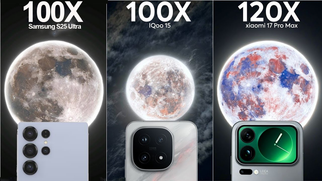 Perbandingan IQOO 15 vs Xiaomi 17 Pro Max vs Samsung S25 Ultra Zoom Camera Unggulan