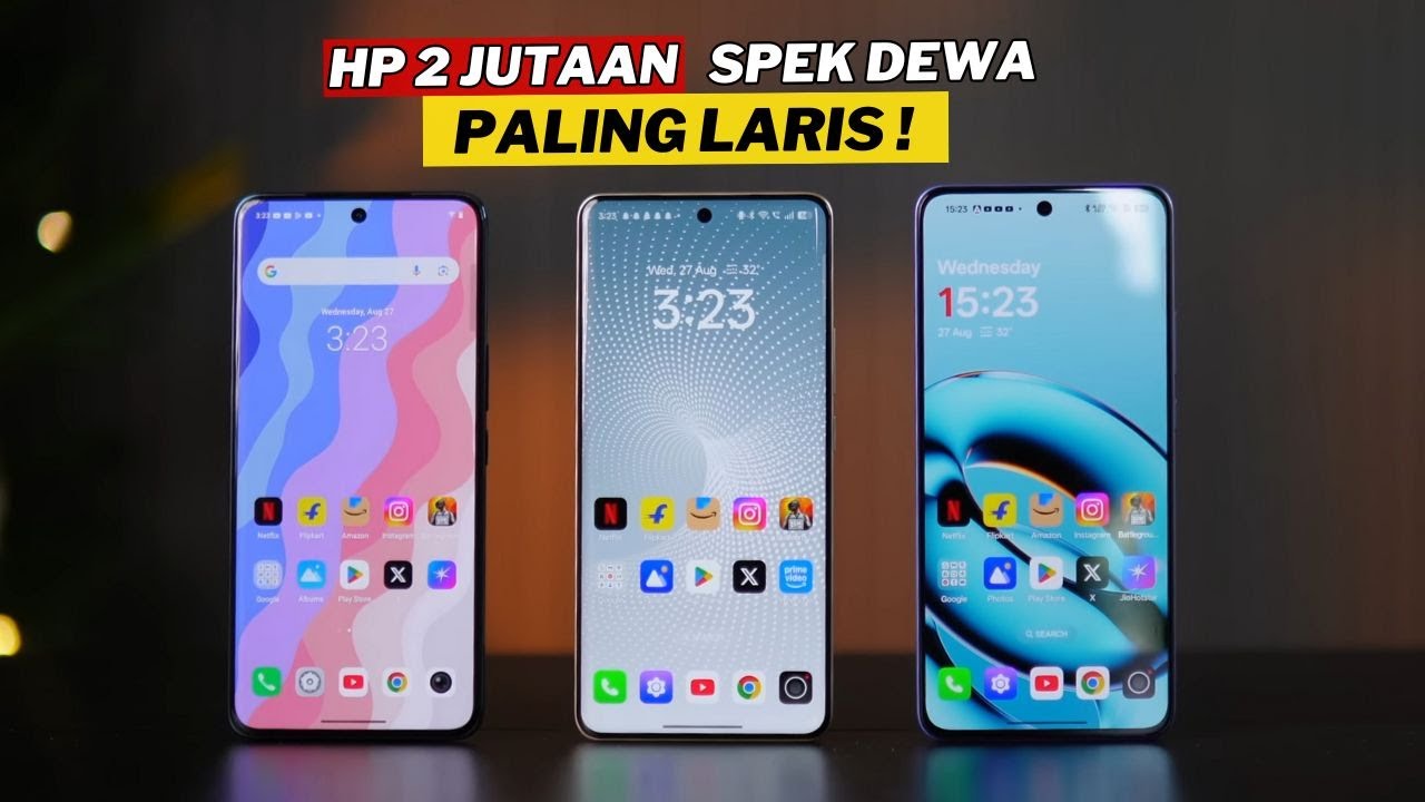 7 HP Spek Dewa 2 Jutaan Paling Laris Oktober 2025