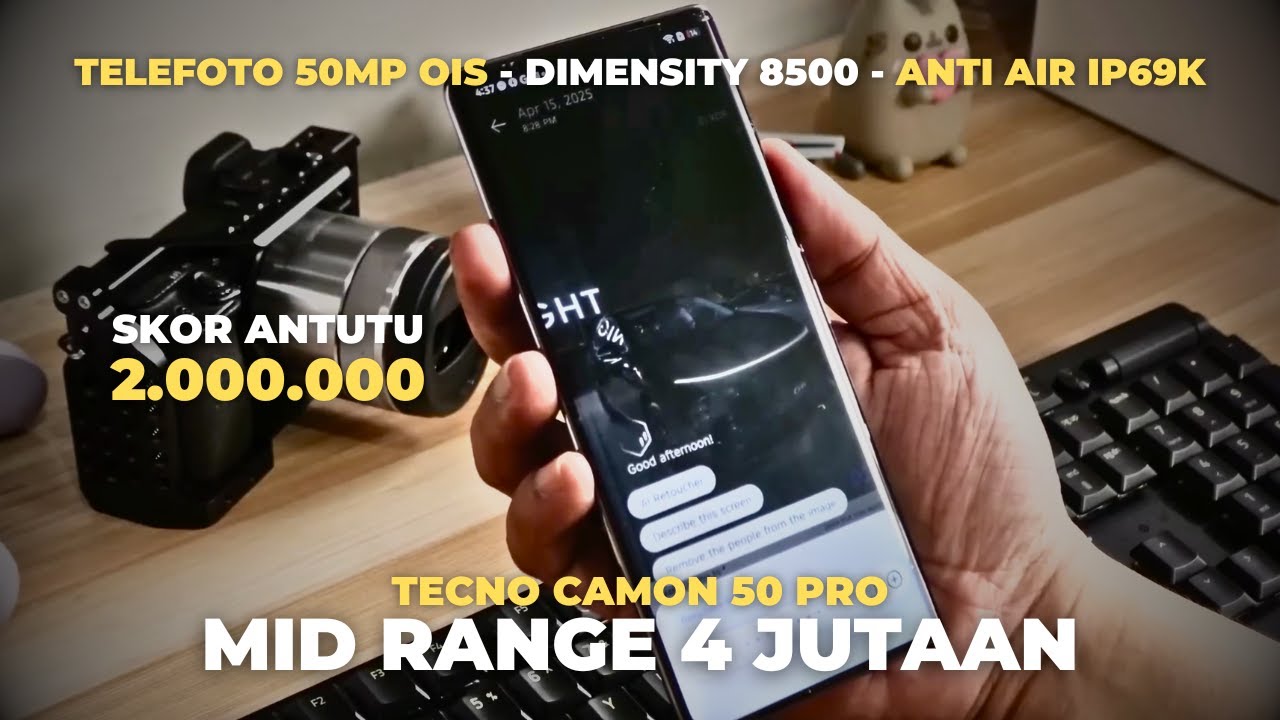 Bocoran Spesifikasi Luar Biasa TECNO Camon 50 Pro 5G Dimensity 8500