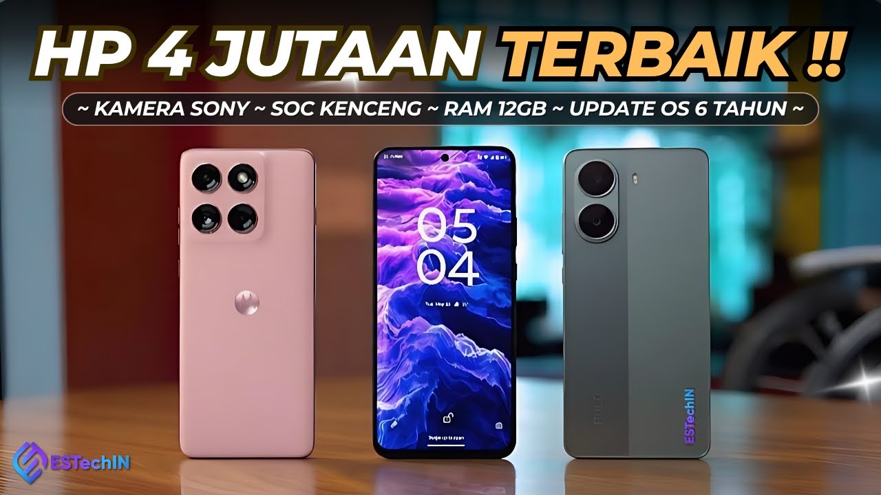 7 Ponsel Rp 4 Jutaan Terbaik Oktober 2025
