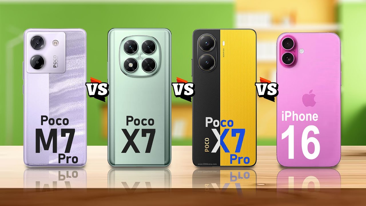 Bocoran Perbandingan Poco X7 Pro vs iPhone 16 Spekulatif