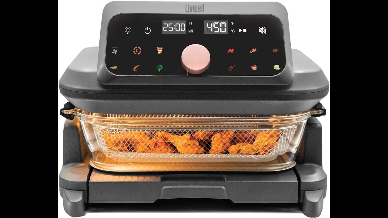 Ulasan Lengkap Penggoreng Udara Kaca Livwell 6 Quart Terbaik