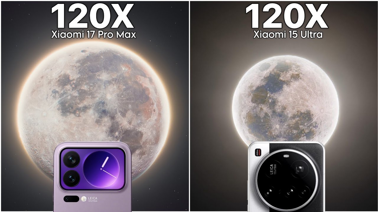 Perbandingan Live Zoom Xiaomi 17 Pro Max vs 15 Ultra