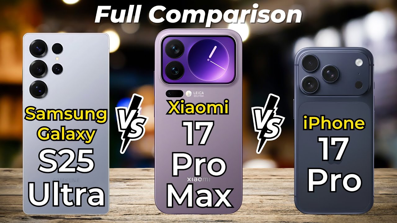 Xiaomi 17 Pro Max vs iPhone 17 Pro vs Samsung Galaxy S25 Ultra: Bocoran Spesifikasi Lengkap