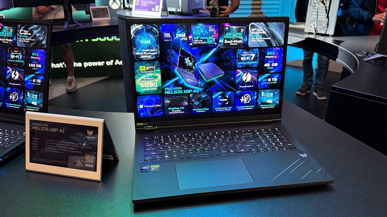 Acer Predator Helios 18P AI Laptop Gaming 18 Inci dengan Intel Core Ultra 9, RTX 590, dan RAM 192GB