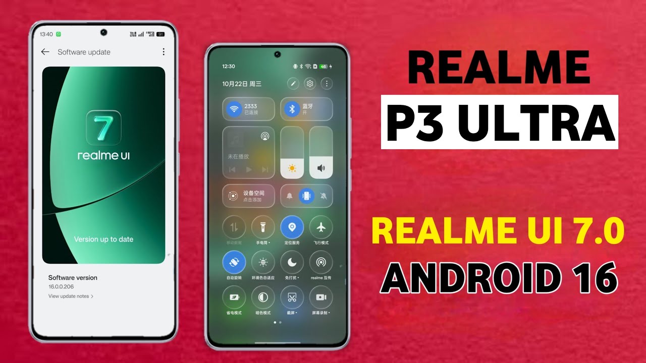 Realme P3 Ultra Update Realme UI 7.0 Android 16 Akhir 2025