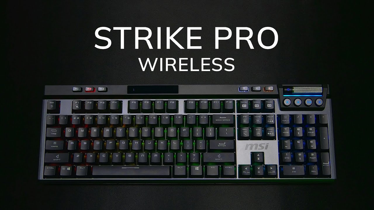 MSI Strike Pro Wireless: Keyboard Mekanik Premium Hening dengan Baterai 1500 Jam