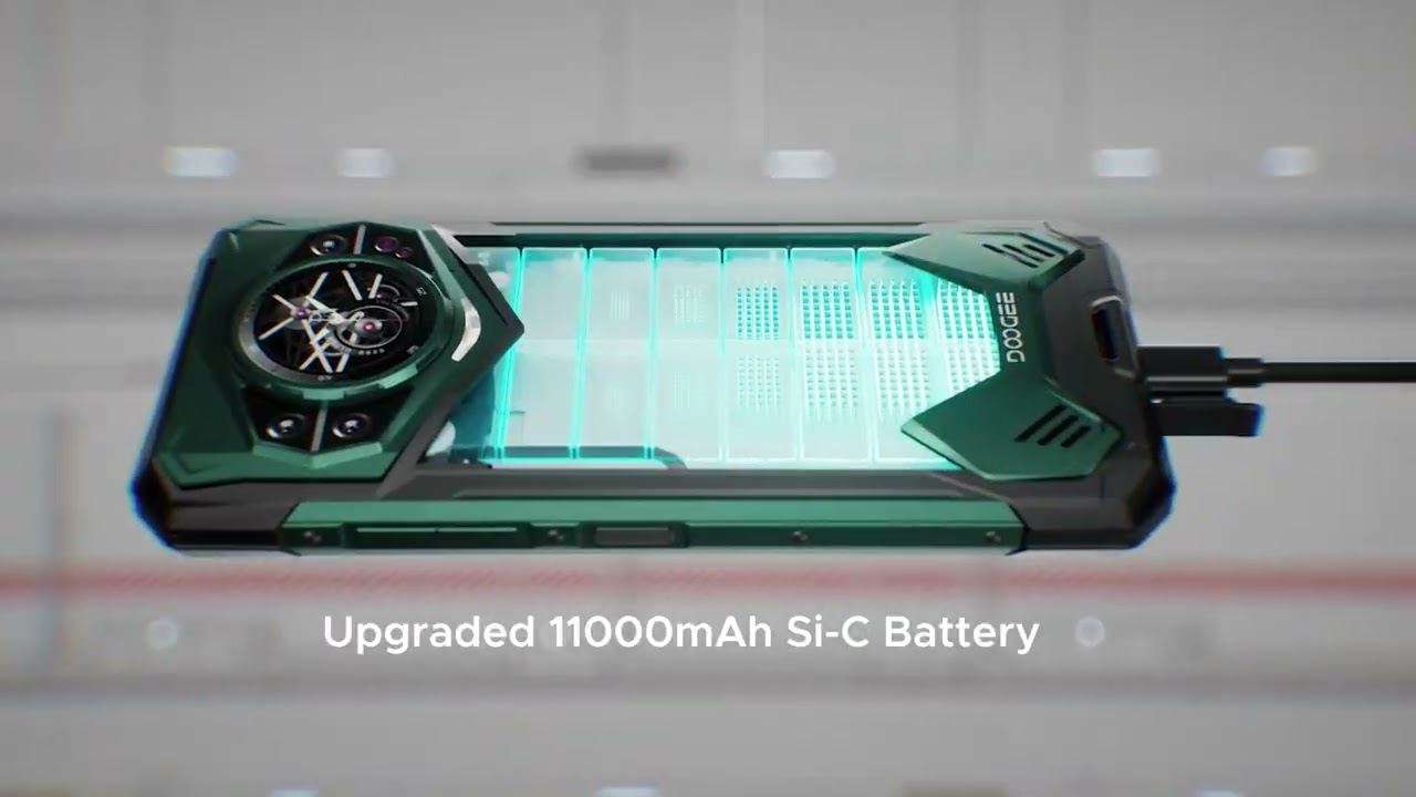 Doogee S200 Ultra Ponsel Rugged Baterai 11000mAh Tahan Lama