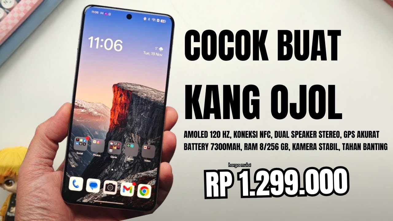 9 Rekomendasi Ponsel Baterai Besar Tangguh Ojek Online 2025