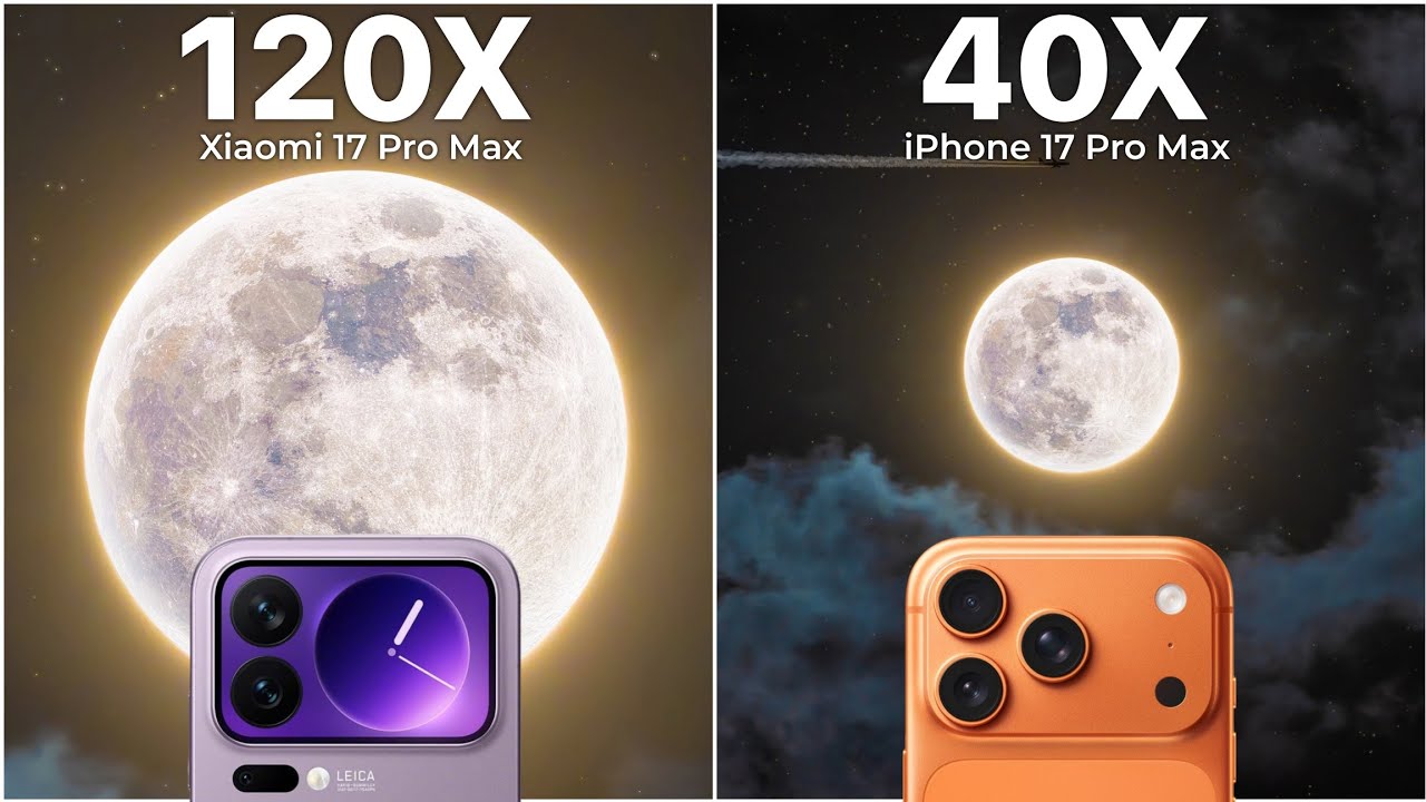 Uji Zoom Langsung Xiaomi 17 Pro Max VS iPhone 17 Pro Max