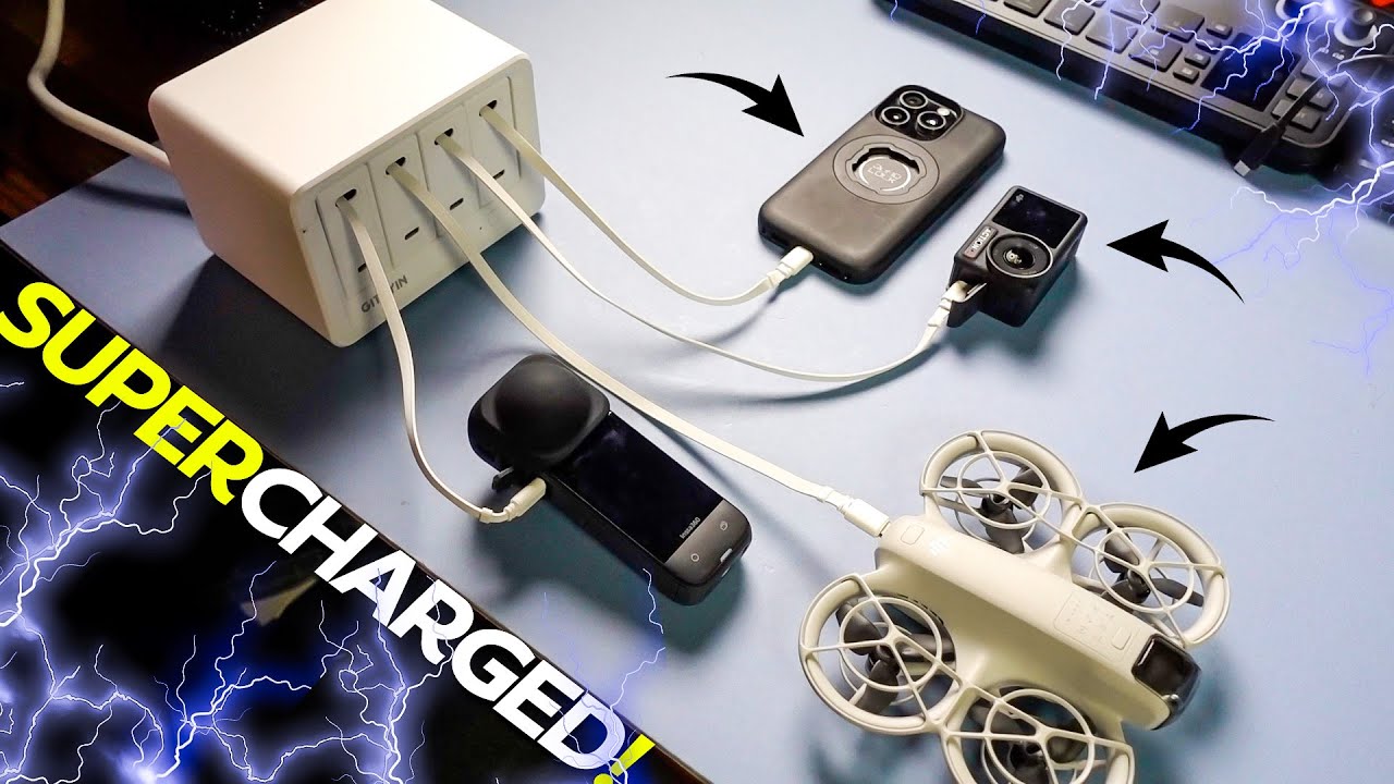 Gitryin Desktop Charging Station 12-in-1 65W: Solusi Pengisian Daya Multi-Perangkat Efisien