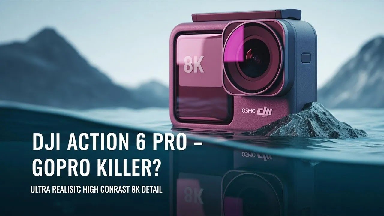 Bocoran DJI Osmo Action 6: Sensor 1 Inci dan 8K Sinematik