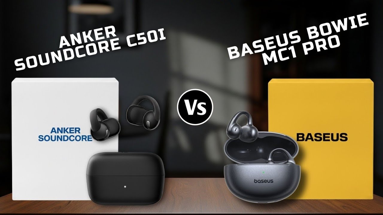 Soundcore C50i vs Baseus Bowie MC1 Pro: Duel Earbuds Open-Ear Terbaik