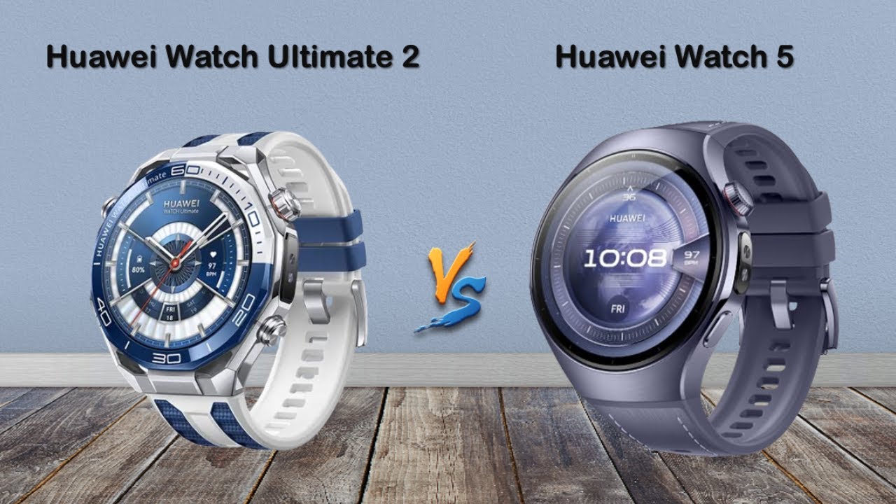 Perbandingan Huawei Watch Ultimate 2 vs Watch 5