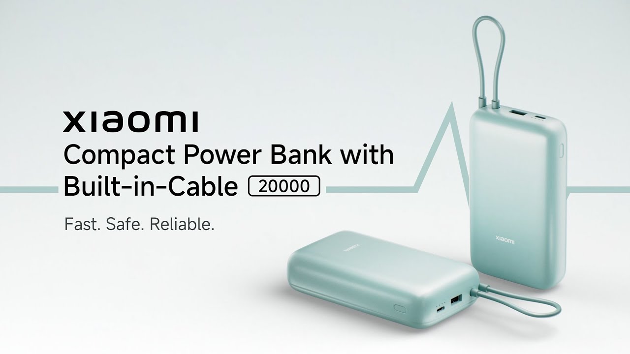 Xiaomi Compact Power Bank 20000mAh, Desain Ringkas & Fast Charging