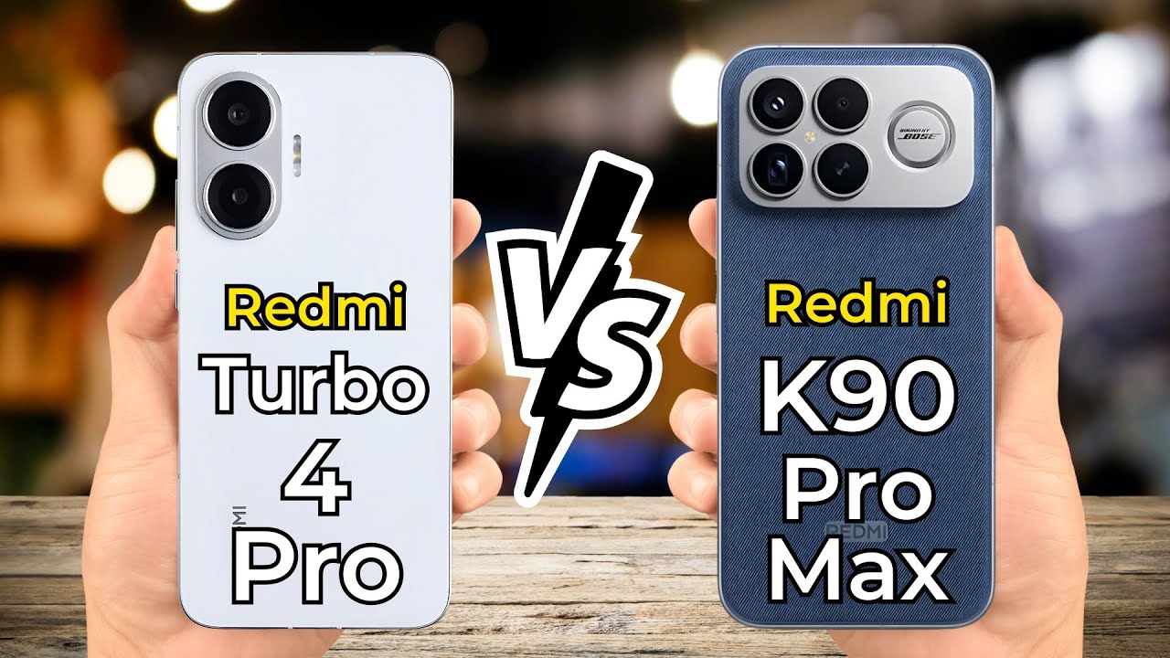 Redmi K90 Pro Max vs Turbo 4 Pro: Spesifikasi Unggulan Dibedah