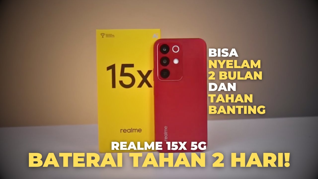 Realme 15X 5G: Baterai Jumbo Tangguh