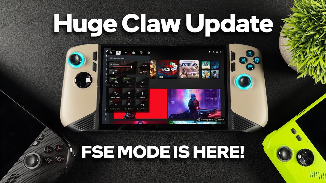 MSI Claw 8 AI Lebih Optimal Berkat Update Microsoft