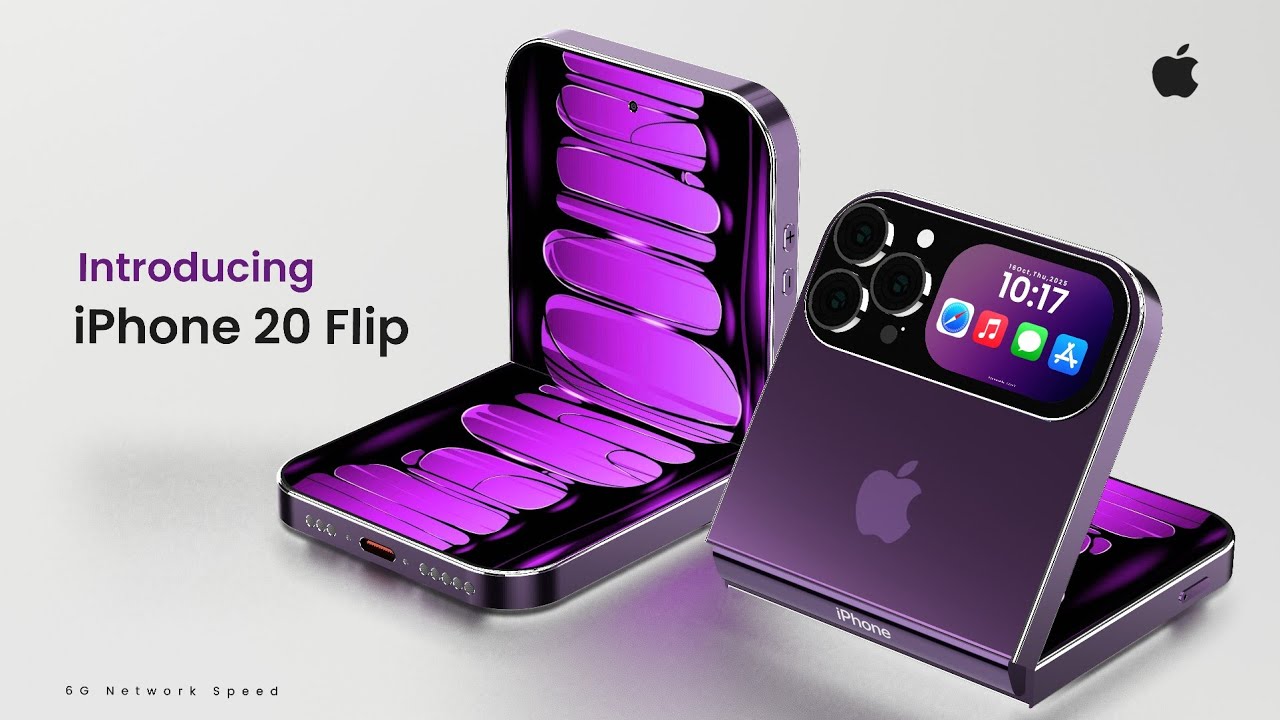 Bocoran iPhone 20 Flip 6G: Layar Lipat 6,7 Inci dan Kamera 100MP