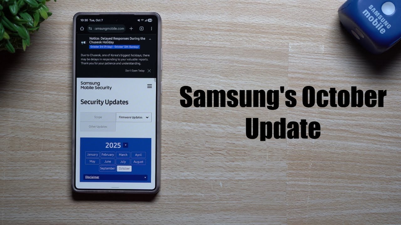 Bocoran Patch Keamanan Oktober Samsung Google