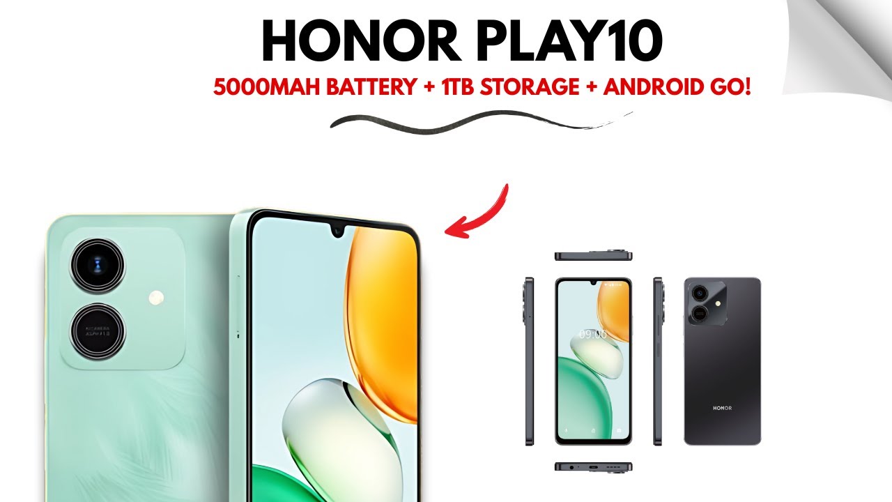 Smartphone Murah Honor Play 10 Resmi Meluncur dengan Baterai Besar dan Android Go