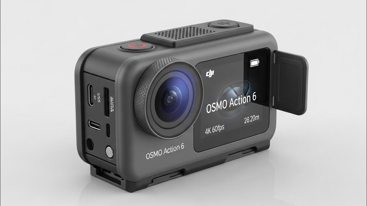 Bocoran DJI Osmo Action 6 Ungkap Fitur Sensor Besar dan Video 4K120