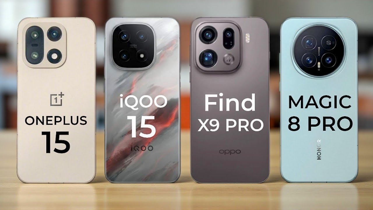 Duel Flagship Epik: Spesifikasi OnePlus 15, iQOO 15, Oppo X9 Pro, Honor Magic 8