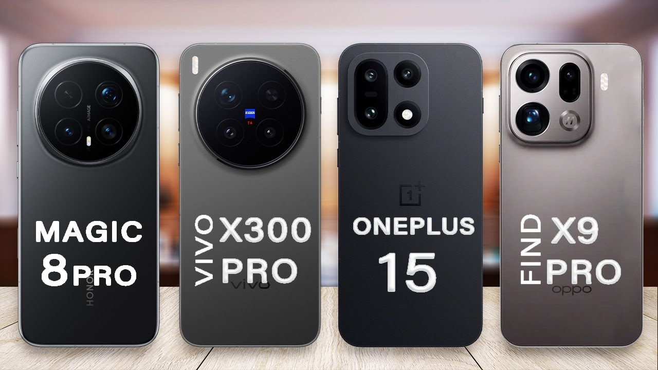 Bocor Perbandingan Epik OnePlus 15 Vs Oppo Find X9 Pro Vs vivo X300 Pro Vs Honor Magic 8 Pro