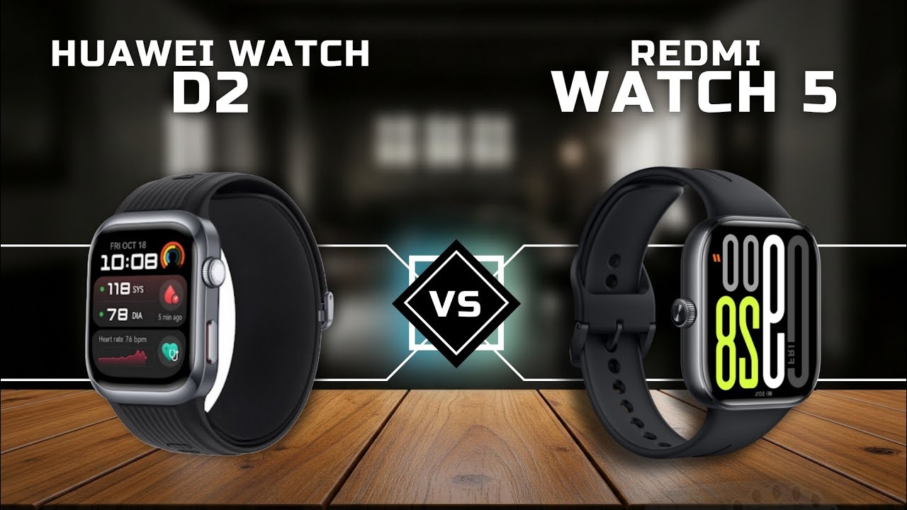 Perbandingan Lengkap HUAWEI WATCH D2 vs REDMI WATCH 5, Pilih Mana?