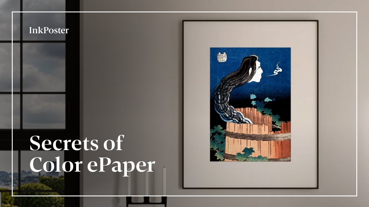 Lukisan E-Ink Besar InkPoster Ubah Dinding Jadi Galeri