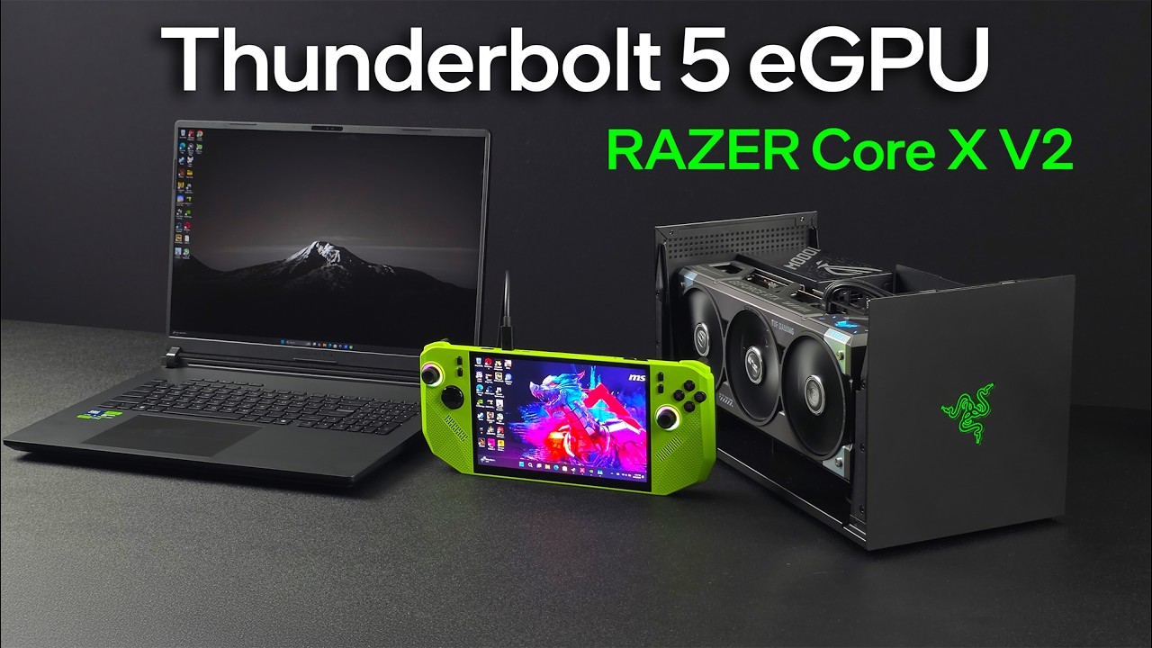 Menguji Performa eGPU Thunderbolt 5 Razer Core V2