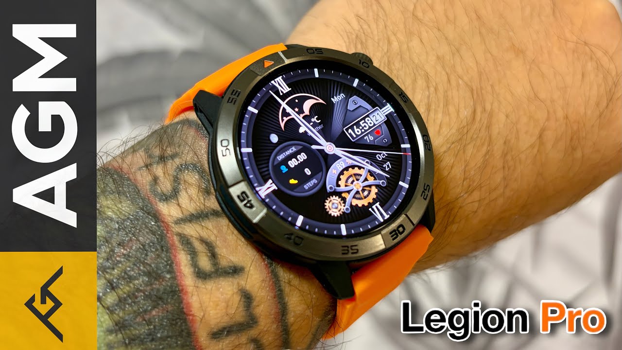 AGM Legion Pro Rugged Smartwatch Tangguh dengan GPS Offline Maps