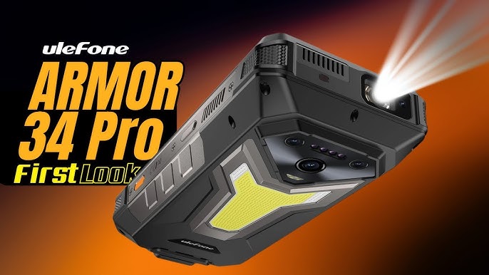 Ulefone Armor 34 Pro Rilis, HP Tahan Banting + Proyektor & Baterai 25.500mAh