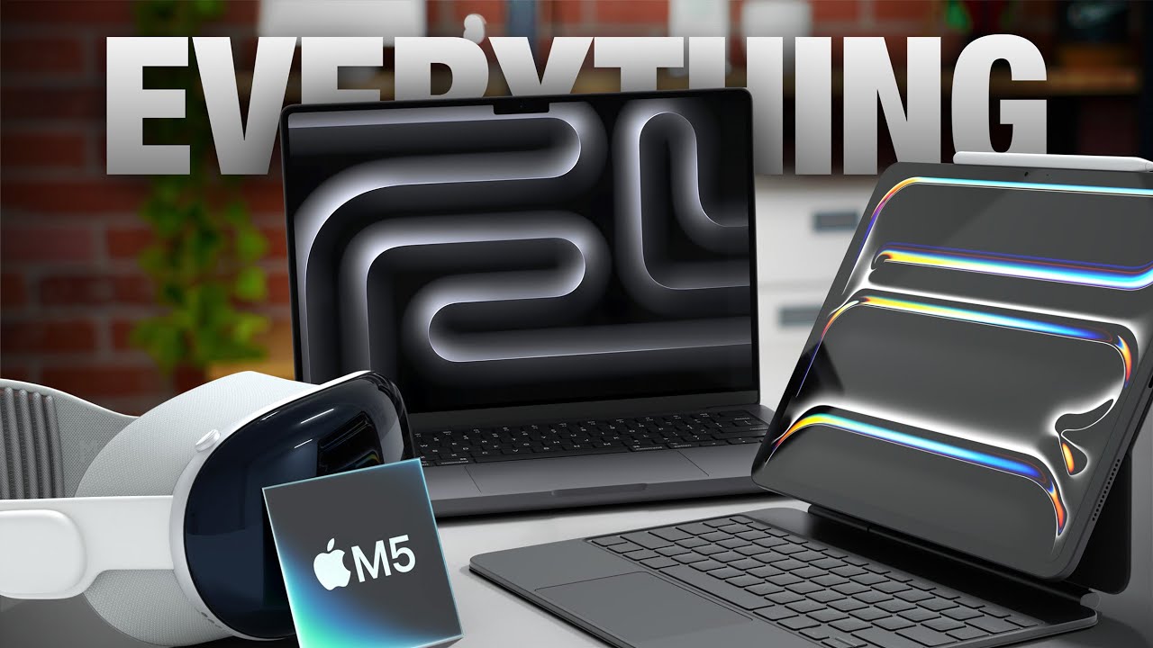 Apple Luncurkan Chip M5 Supercepat di MacBook Pro, iPad Pro, Vision Pro