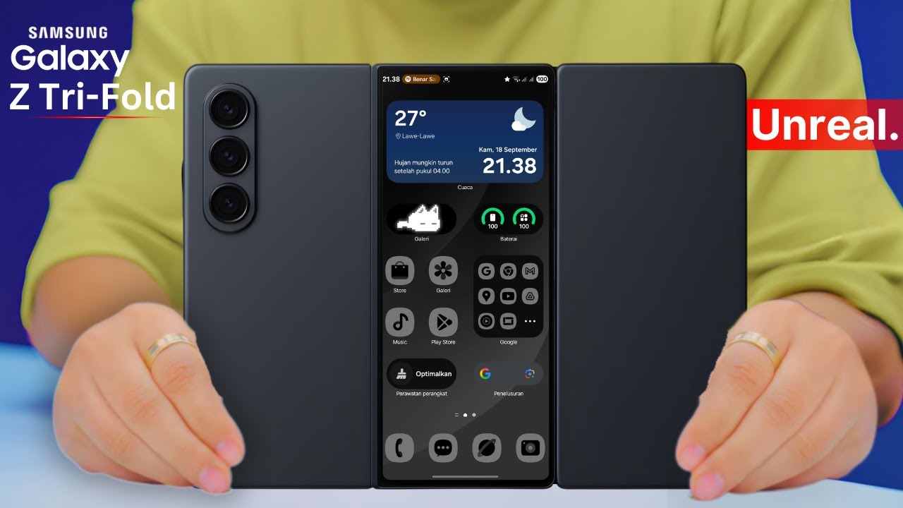 Bocoran Samsung Galaxy Z Tri-Fold Siap Meluncur Oktober 2025