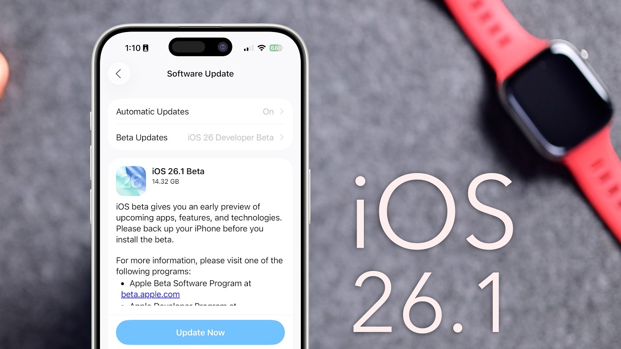 Semua Yang Baru di iOS 26.1 Beta 1 Developer untuk iPhone 16 Pro