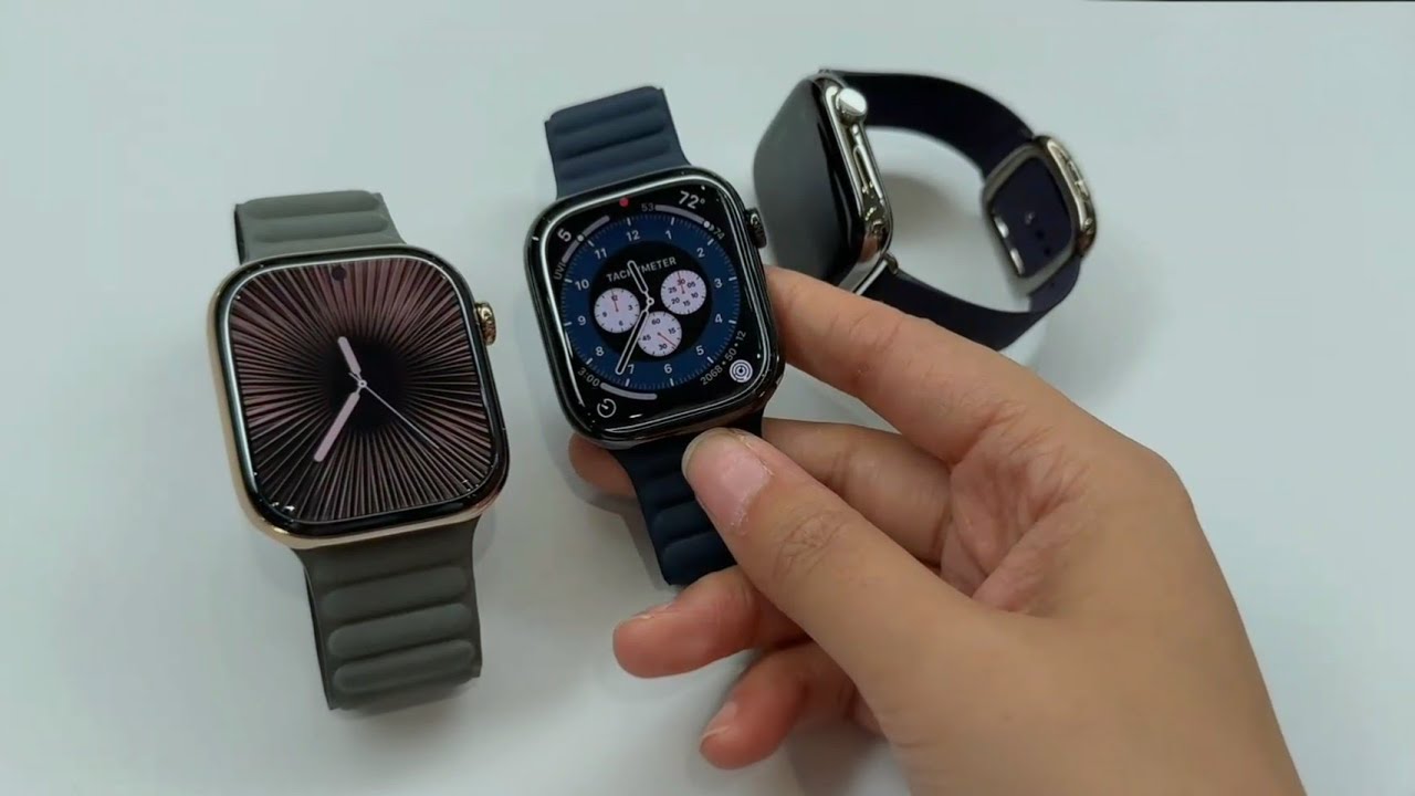 Apple Watch Series 11 Titanium Gold vs Aluminum Black