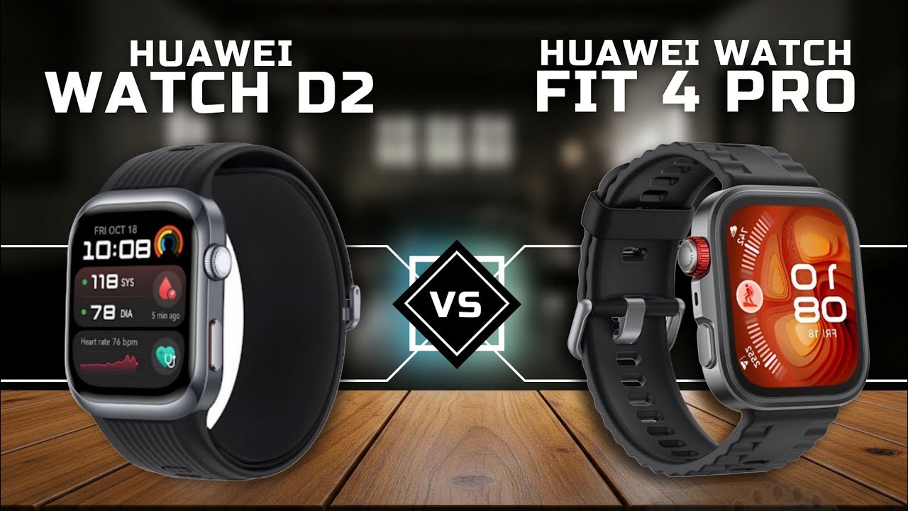Perbandingan Lengkap HUAWEI WATCH D2 vs FIT 4 PRO