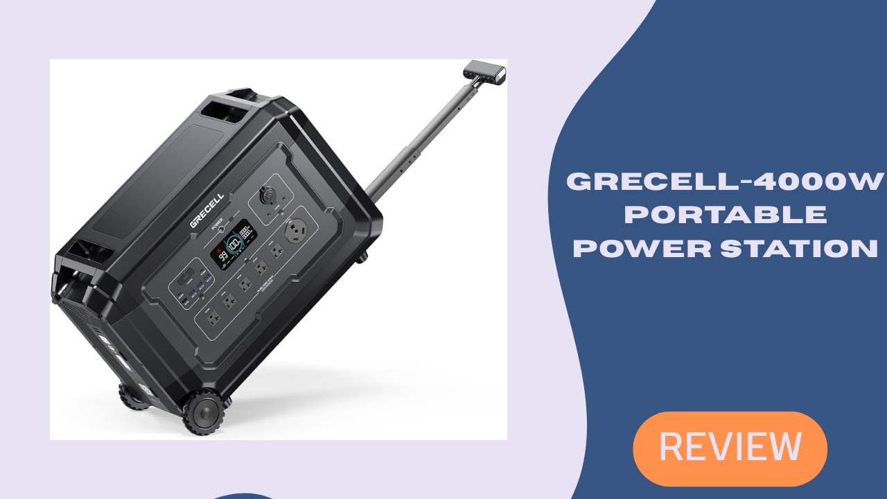 Solusi Unggul GRECELL 4000W Power Station 5040Wh LiFePO4
