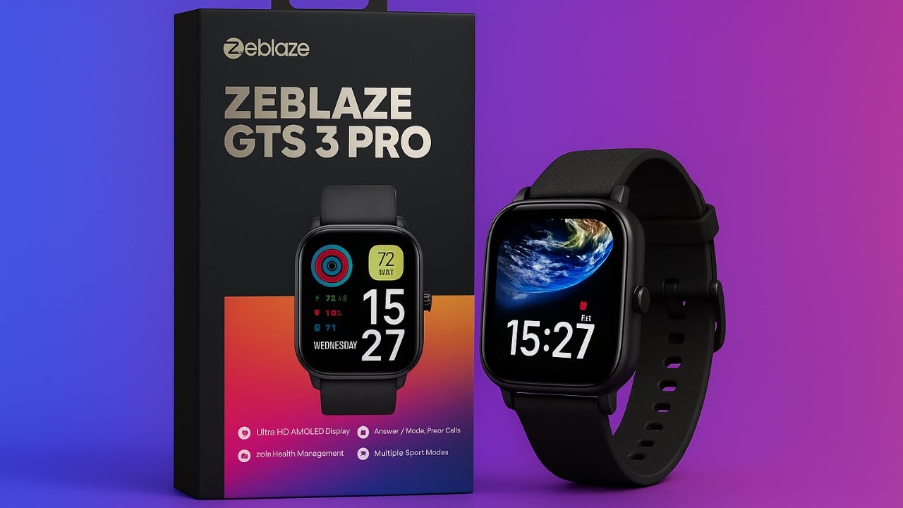 Zeblaze GTS 3 Pro: Smartwatch AMOLED Elegan dengan Fitur Lengkap dan Baterai Tahan Lama