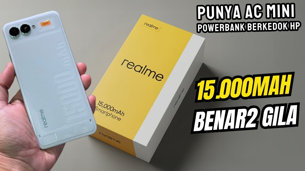 Bocoran Realme Baterai 15.000 mAh Ramping Inovatif