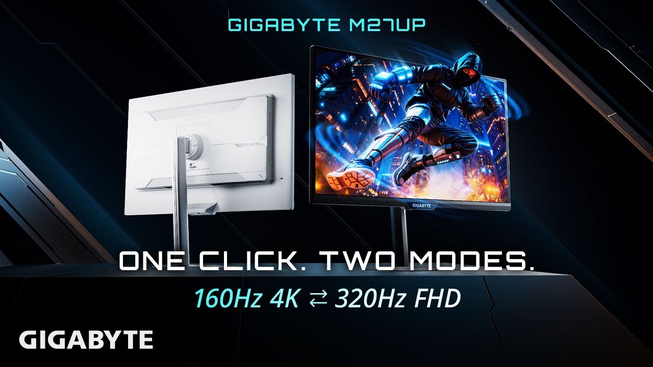 GIGABYTE M27UP: Monitor Dual Mode 4K 160Hz Unggulan Gamer