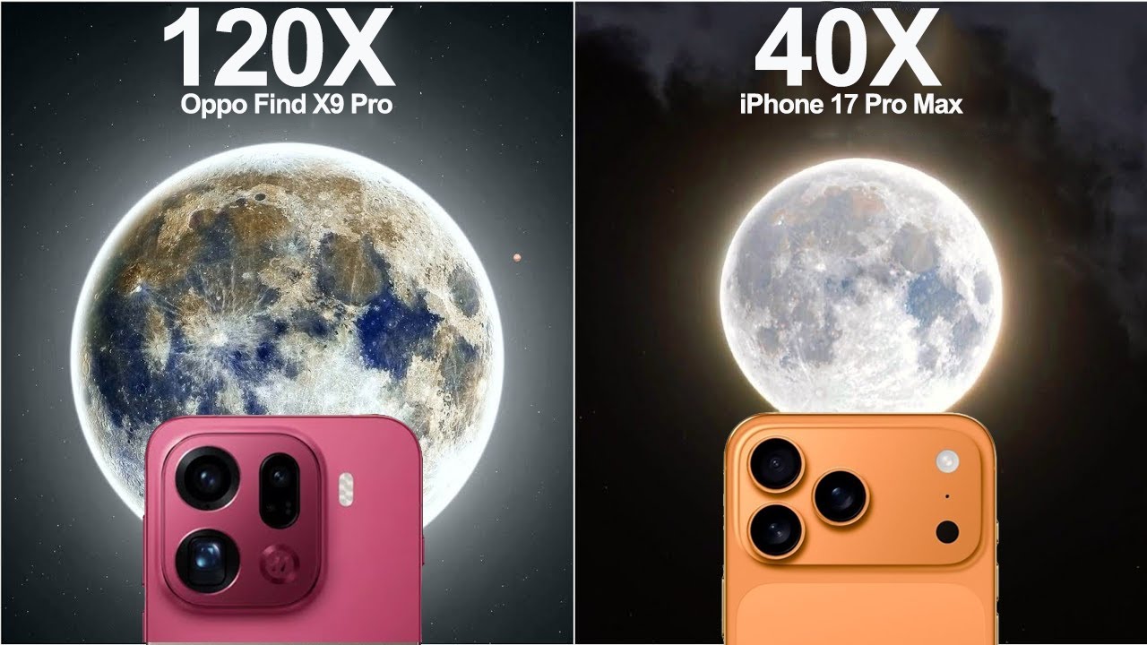 Oppo Find X9 Pro Unggul iPhone 17 Pro Max di Zoom Kamera